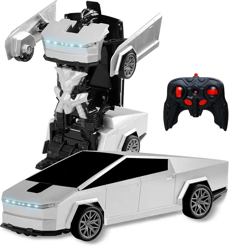 2-in-1 Remote Control Transforming Robot Car - Stunt Drift & 360° Rotation