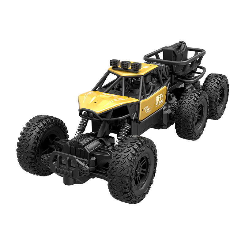 All-Terrain 6WD RC Rock Crawler - High-Speed Off-Road Stunt Vehicle
