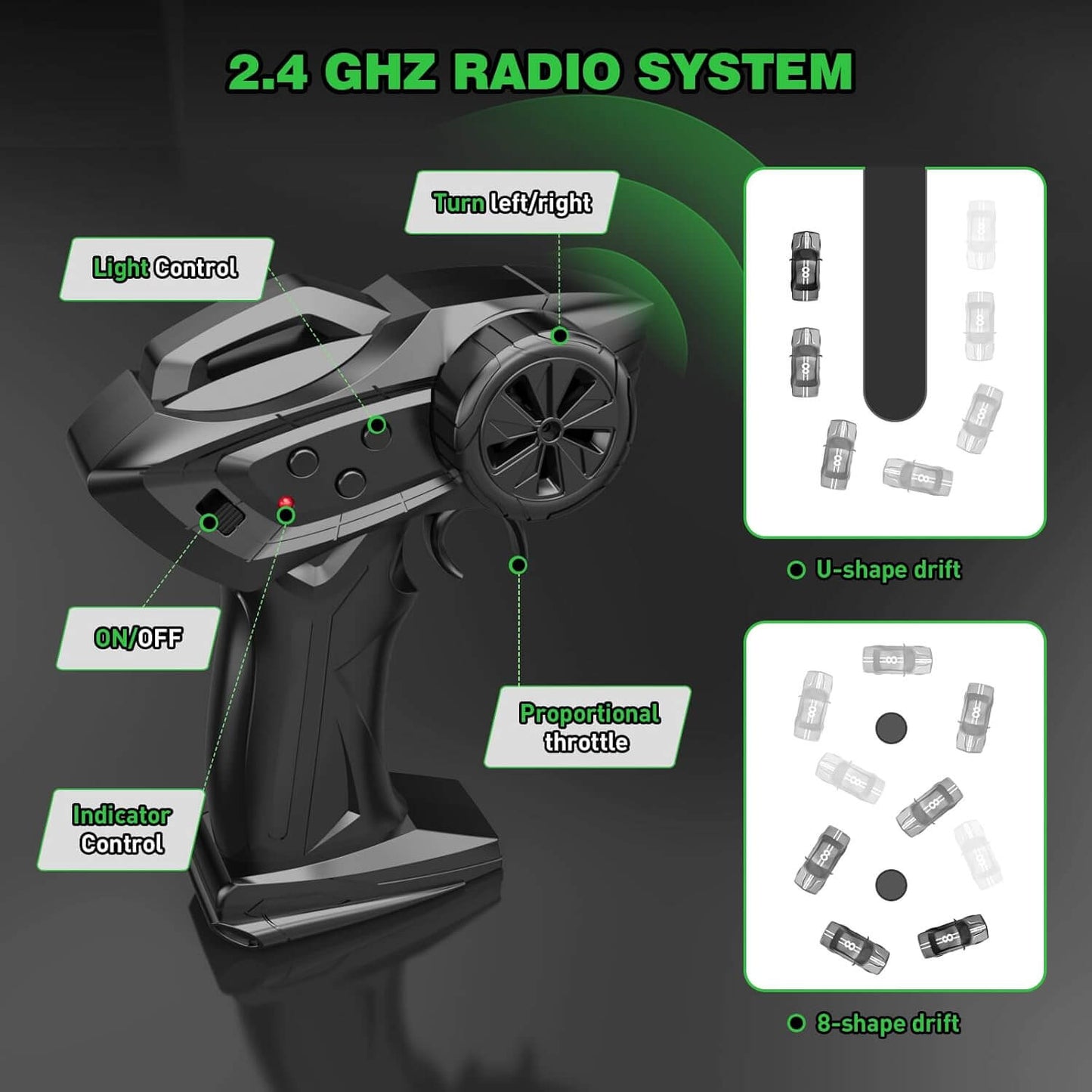 High-Performance 4WD RC Drift Car