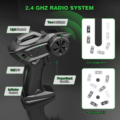 High-Performance 4WD RC Drift Car