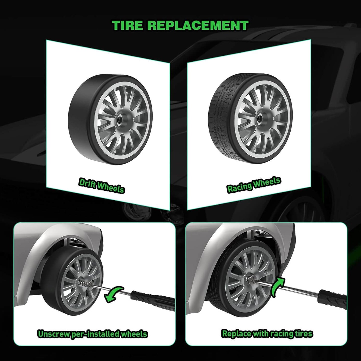 High-Performance 4WD RC Drift Car