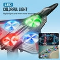 V-17 RC Stunt Fighter Jet - LED Lights & 360° Spin